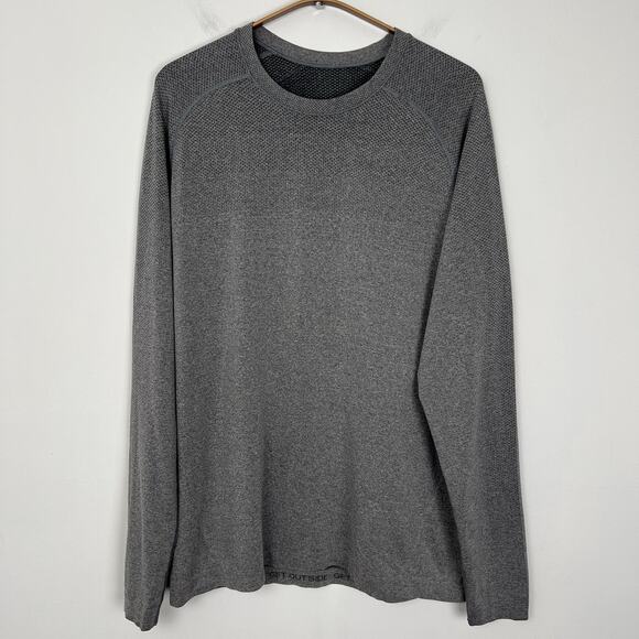 Lululemon Shirt Mens Medium Metal Vent Tech Get Outside Get Sweaty Long Sleeve - Picture 1 of 7